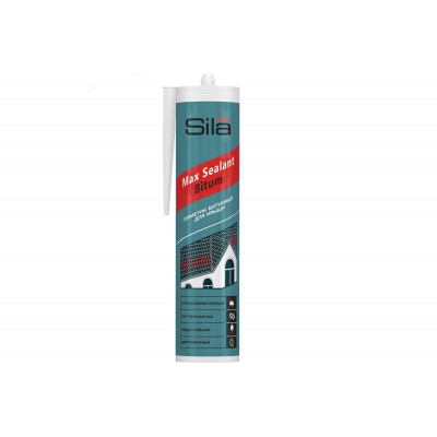 Sila PRO Max Sealant. Bitum, битумный герметик для кровли 280мл (12) Sila PRO Max Sealant. Bitum, битумный герметик для кровли 280мл (12)