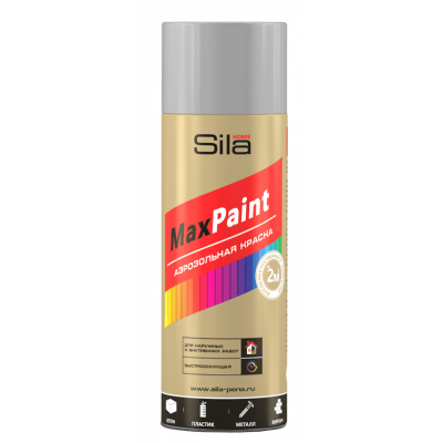 Грунт аэроз. Sila HOME Max Paint универс. СЕРЫЙ 520мл RAL010 Грунт аэроз. Sila HOME Max Paint универс. СЕРЫЙ 520мл RAL010