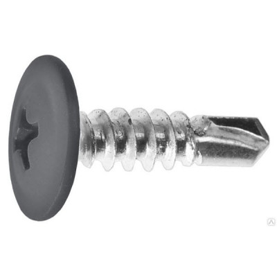 Саморез ПШ 4,2х16 RAL 7024 (1000 шт) Саморез ПШ 4,2х16 RAL 7024 (1000 шт)