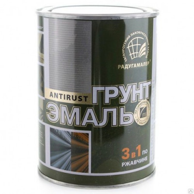 Грунт-эмаль (3в1) КРАСНО-КОРИЧНЕВАЯ 0,9кг Грунт-эмаль (3в1) КРАСНО-КОРИЧНЕВАЯ 0,9кг