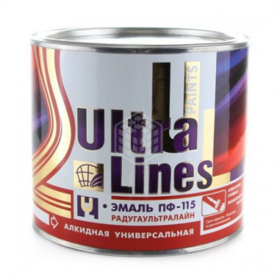 Эмаль ПФ-115 Парижская Зелень 2,6 кг ULTRA LINES Эмаль ПФ-115 Парижская Зелень 2,6 кг ULTRA LINES