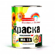 Краска МА-15 БЕЛАЯ 0,9кг РадугаМаллер