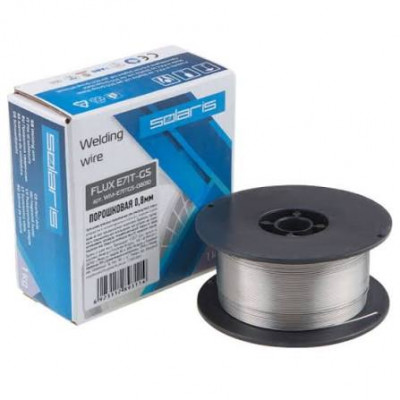 Проволока сварочная FLUX E71T-GS 0.8 мм, 1 кг SOLARIS WM-E71TGS-08010 STI Проволока сварочная FLUX E71T-GS 0.8 мм, 1 кг SOLARIS WM-E71TGS-08010 STI