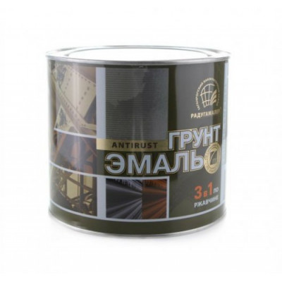 Грунт-эмаль (3в1) КРАСНО-КОРИЧНЕВАЯ 1,9кг Грунт-эмаль (3в1) КРАСНО-КОРИЧНЕВАЯ 1,9кг
