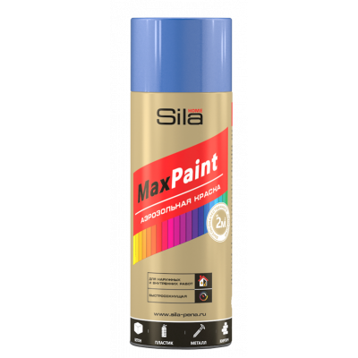 Эмаль аэроз. Sila HOME Max Paint универс. СИНИЙ 520мл RAL5005 Эмаль аэроз. Sila HOME Max Paint универс. СИНИЙ 520мл RAL5005