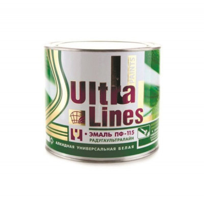 Эмаль ПФ-115 КРЕМОВАЯ 1,8 кг ULTRA LINES Эмаль ПФ-115 КРЕМОВАЯ 1,8 кг ULTRA LINES