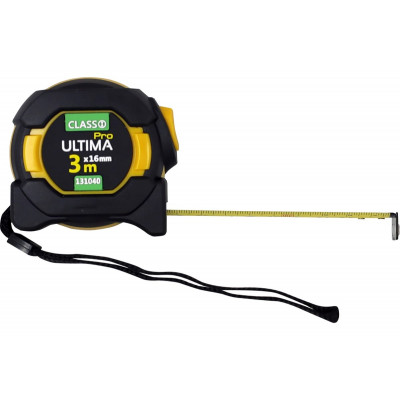 Рулетка ULTIMA Pro 3 м х 16 мм, автоматическая фиксация, магнит, 131040 Рулетка ULTIMA Pro 3 м х 16 мм, автоматическая фиксация, магнит, 131040