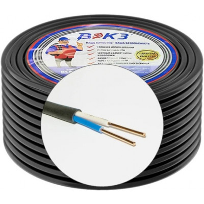 Кабель (провод) ВВГ-Пнг(А) - LS 2* 1.5 ГОСТ (100м) (ВЭКЗ)ш плоский негор., пониж.газовыд. Кабель (провод) ВВГ-Пнг(А) - LS 2* 1.5 ГОСТ (100м) (ВЭКЗ)ш плоский негор., пониж.газовыд.
