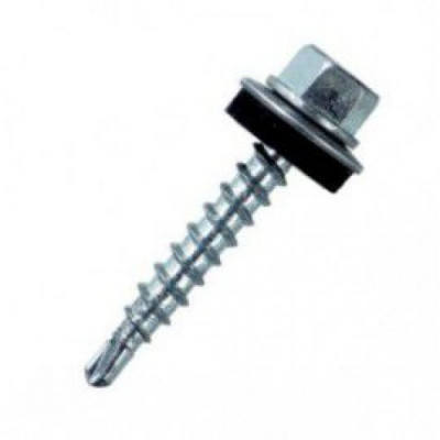 Саморез кровельный Daxmer 4,8х 35( 1шт) цинк Саморез кровельный Daxmer 4,8х 35( 1шт) цинк