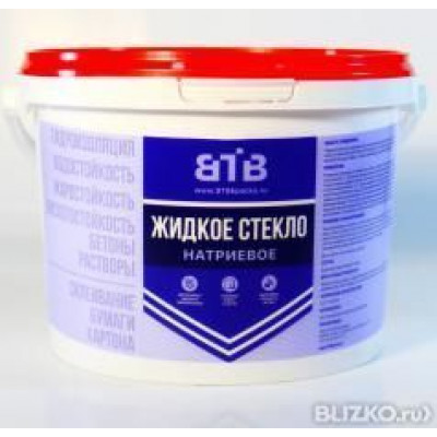 Жидкое стекло 1,3кг (12) ВТВ Жидкое стекло 1,3кг (12) ВТВ