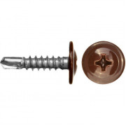 Саморез ПШС 4,2х16 RAL 8017 (1000 шт)