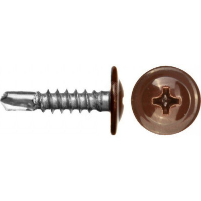 Саморез ПШС 4,2х16 RAL 8017 (1000 шт) Саморез ПШС 4,2х16 RAL 8017 (1000 шт)