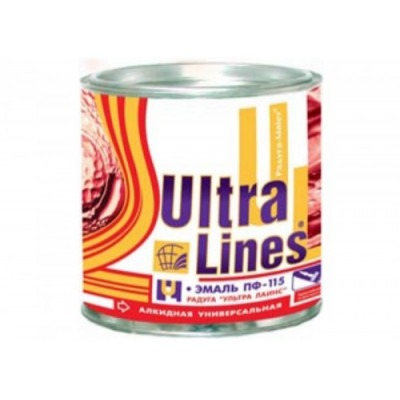 Эмаль ПФ-115 Светло-Голубая 1,8 кг ULTRA LINES Эмаль ПФ-115 Светло-Голубая 1,8 кг ULTRA LINES