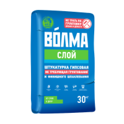 Штукатурка гипсовая "Волма Слой" 30кг (45) Штукатурка гипсовая "Волма Слой" 30кг (45)
