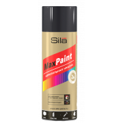 Эмаль аэроз. Sila HOME Max Paint универс. ЧЕРНЫЙ ГЛЯНЦЕВЫЙ 520мл RAL9005