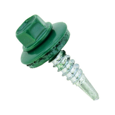 Саморез кровельный Daxmer 4,8х 19 RAL6005 (250) Саморез кровельный Daxmer 4,8х 19 RAL6005 (250)
