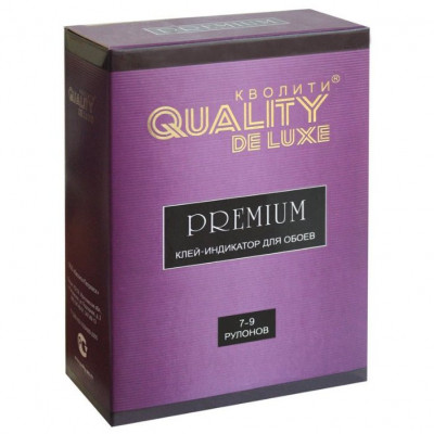 Клей для обоев "Quality De Luxe" универс. 250гр Клей для обоев "Quality De Luxe" универс. 250гр