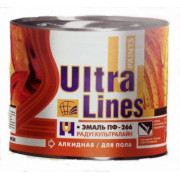 Эмаль ПФ-266  Красное Дерево  2,6 кг ULTRA LINES	