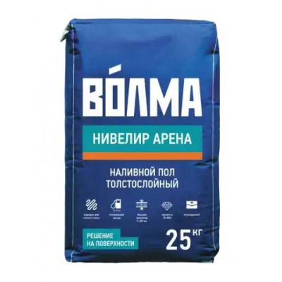Наливной пол толстослойный "Волма Нивелир Арена" 25 кг Наливной пол толстослойный "Волма Нивелир Арена" 25 кг