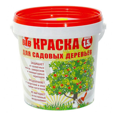Краска ВТВ для деревьев 1,5кг Экономикс (12) Краска ВТВ для деревьев 1,5кг Экономикс (12)