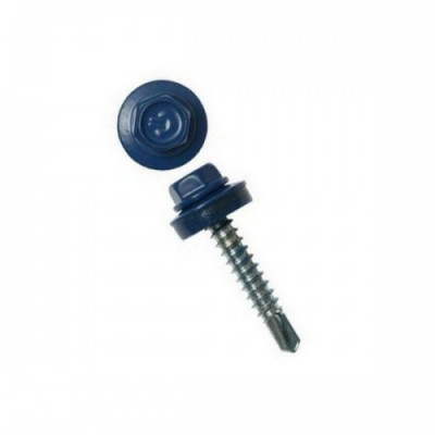 Саморез кровельный Daxmer 4,8х 50 RAL5005 синий Саморез кровельный Daxmer 4,8х 50 RAL5005 синий