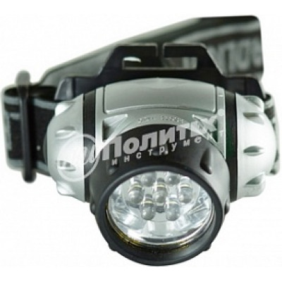 Фонарь налобный светодиодный, 7LED, 3хААА . пластик 9531205 Политех Фонарь налобный светодиодный, 7LED, 3хААА . пластик 9531205 Политех