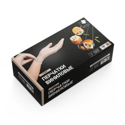 Перчатки виниловые прочные (пищевые) (50 пар/100 шт.) XL ,цена за коробку/белые , арт.VIN004A ГП Перчатки виниловые прочные (пищевые) (50 пар/100 шт.) XL ,цена за коробку/белые , арт.VIN004A ГП