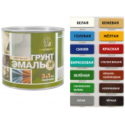 Грунт-эмаль (3в1) Спелая вишня 2,7кг
