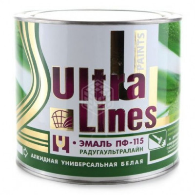 Эмаль ПФ-115 БЕЛАЯ 1,8 кг ULTRA LINES Эмаль ПФ-115 БЕЛАЯ 1,8 кг ULTRA LINES