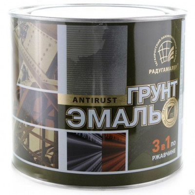 Грунт-эмаль (3в1) Спелая вишня 1,9кг Грунт-эмаль (3в1) Спелая вишня 1,9кг