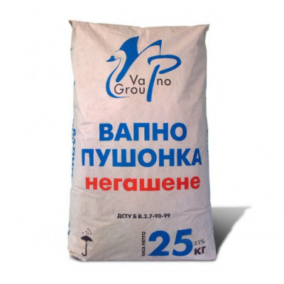 Известь-пушонка 25кг (40) Воронеж Известь-пушонка 25кг (40) Воронеж