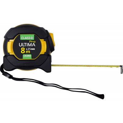 Рулетка ULTIMA Pro 8 м х 25 мм, автоматическая фиксация, магнит, 131043 Рулетка ULTIMA Pro 8 м х 25 мм, автоматическая фиксация, магнит, 131043