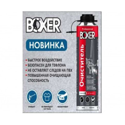 Очиститель монтажной пены BOXER, 500мл (12шт) Очиститель монтажной пены BOXER, 500мл (12шт)