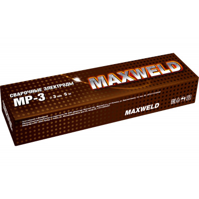 Электроды сварочные MAXWELD МР-3, 4мм (1кг) Электроды сварочные MAXWELD МР-3, 4мм (1кг)