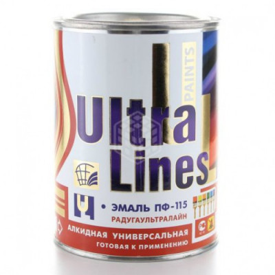 Эмаль ПФ-115 БИРЮЗОВАЯ 0,8 кг ULTRA LINES Эмаль ПФ-115 БИРЮЗОВАЯ 0,8 кг ULTRA LINES