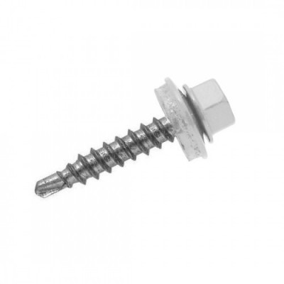 Саморез кровельный Daxmer 4,8х 29 RAL9003 (250 шт) Саморез кровельный Daxmer 4,8х 29 RAL9003 (250 шт)